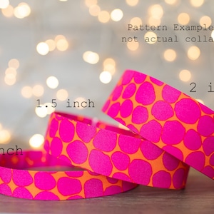 Hot Pink Pebbles (matching Bow-ties and Leashes available)