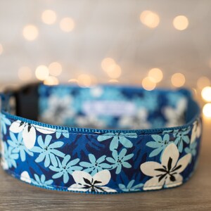 Blue Aloha (matching Bow-ties and Leashes available)