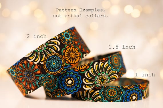 Crowded Colorful Fanciful Flowers (matching Bow-ties and Leashes available)