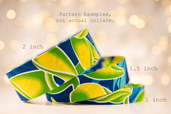 Tropical Lobster Claws and Leaves on Blue (matching Bow-ties and Leashes available)