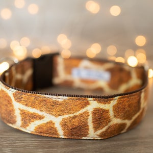 Giraffe Print Collar (matching Bow-ties and Leashes available)