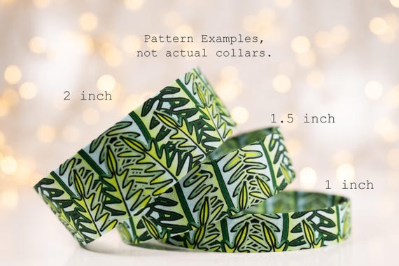 Green Ferny Fern Ferns  - Collars and Leashes