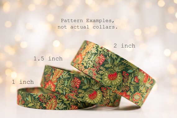 Gilded Floral Fantasy in Red and Green(matching Bow-ties available)