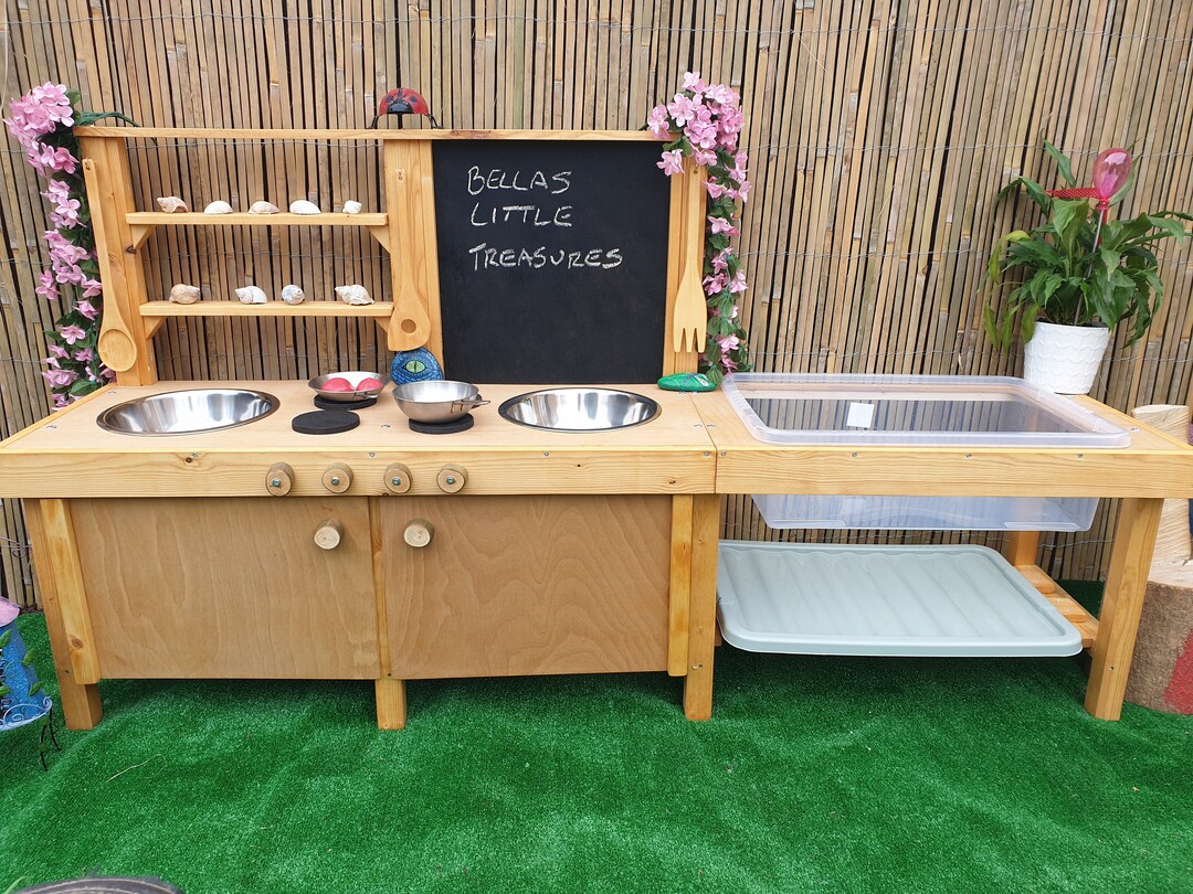 Mud Kitchen With Water Table - Etsy