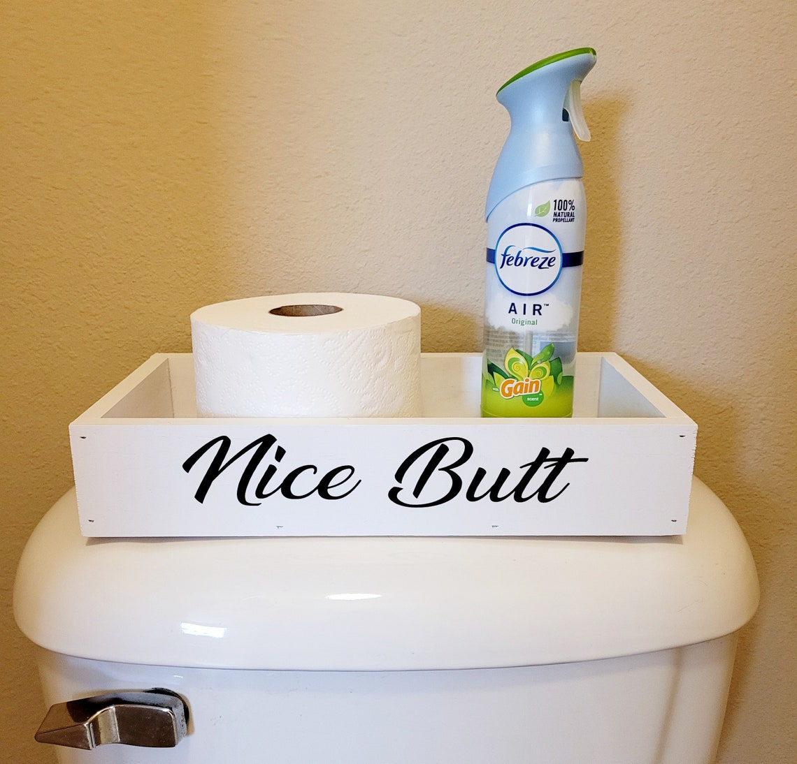 Toilet Storage Box Wood Toilet Tank Box Toilet Organizer Etsy