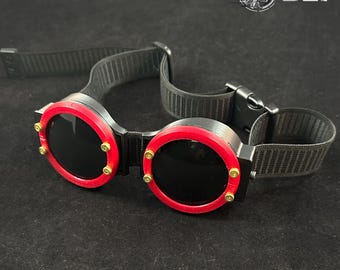 Gafas técnicas universales SPEKT-R:V3 - TYPE - A/O - Rojas y negras