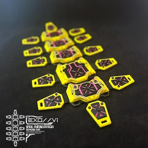 EXO // V1 Universal Cybernetic Spine Armor - Standard Type - Hazard Yellow