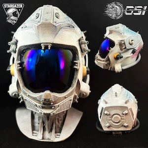 Coleção Artist&#39;s Vault - Único - Stargazer // V1 - Capacete &quot;Cosmic Voyager - Branco&quot;