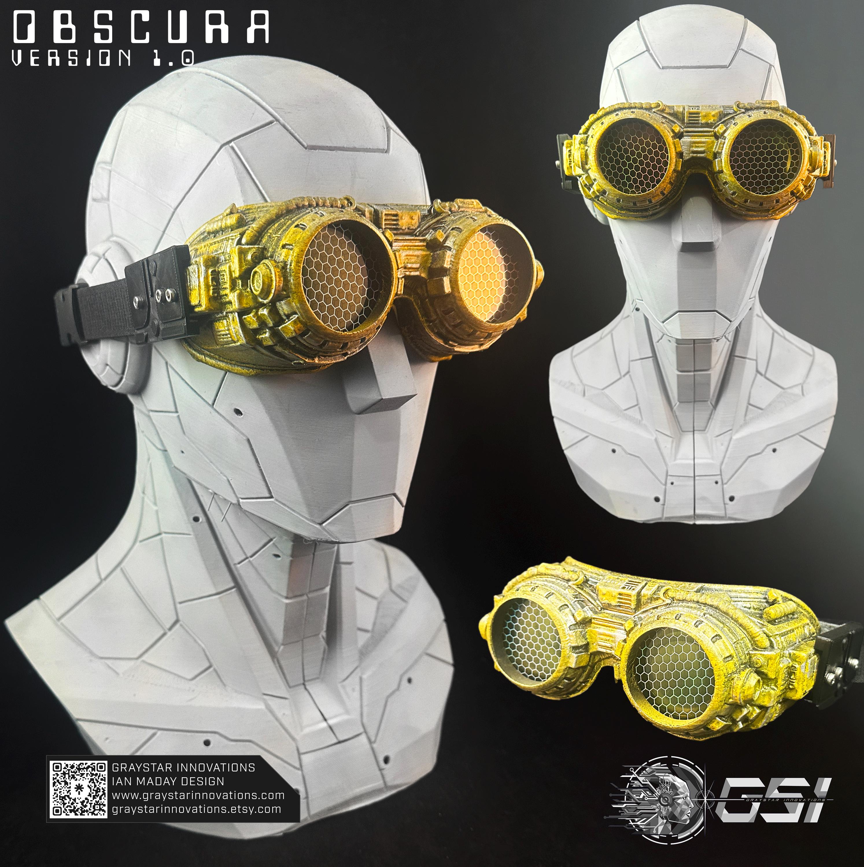 OBSCURA//V1 - TYPE - A/O Survivor's Goggles - Rusted Yellow with Yellow Lenses