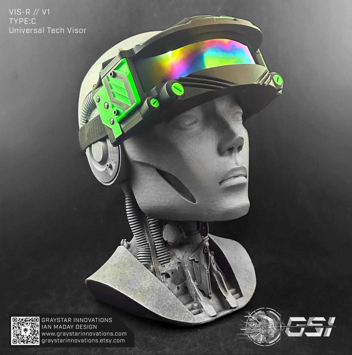 VIS-R // V1 - TYPE - C Universal Tech Goggles - 