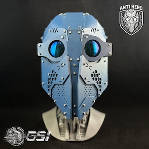 ANTIHERO // V5 : Type - &quot;A&quot; Cyber Punk Helmet - Color Shift Green