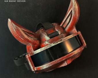 SPECTRE//V2-TYPE:C - DAEMON Variant Cyber Punk Goggles / Sunglasses with Devil Horns