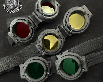 SPEKT-R:V3 - TYPE - C Universal Tech Goggles - "Noir" Black - Multiple lens colors!