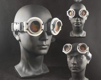 SPEKT-R:V3 - TYPE - C Universal Tech Goggles - White and Grey