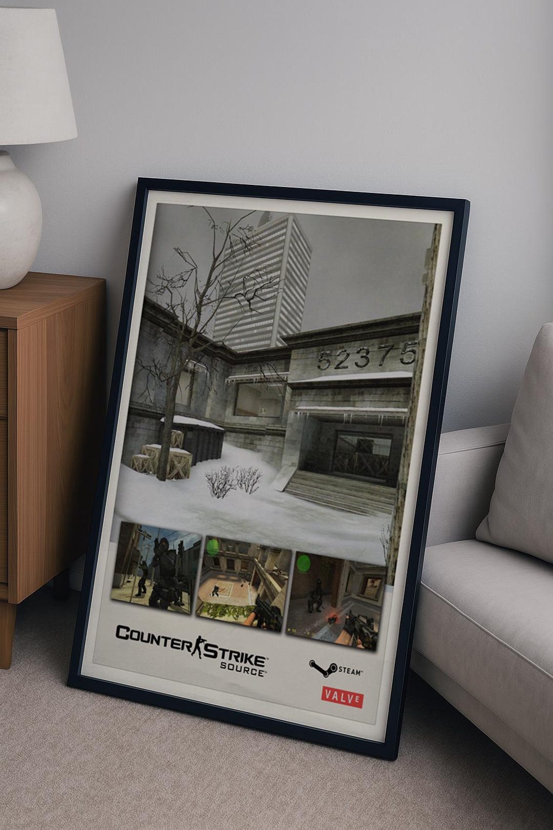 Counter-strike Source Vintage Style Poster Print – Classic 2000s FPS ...