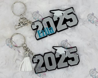 Llavero de regalo/favor de graduación 2025 - Personalización gratuita