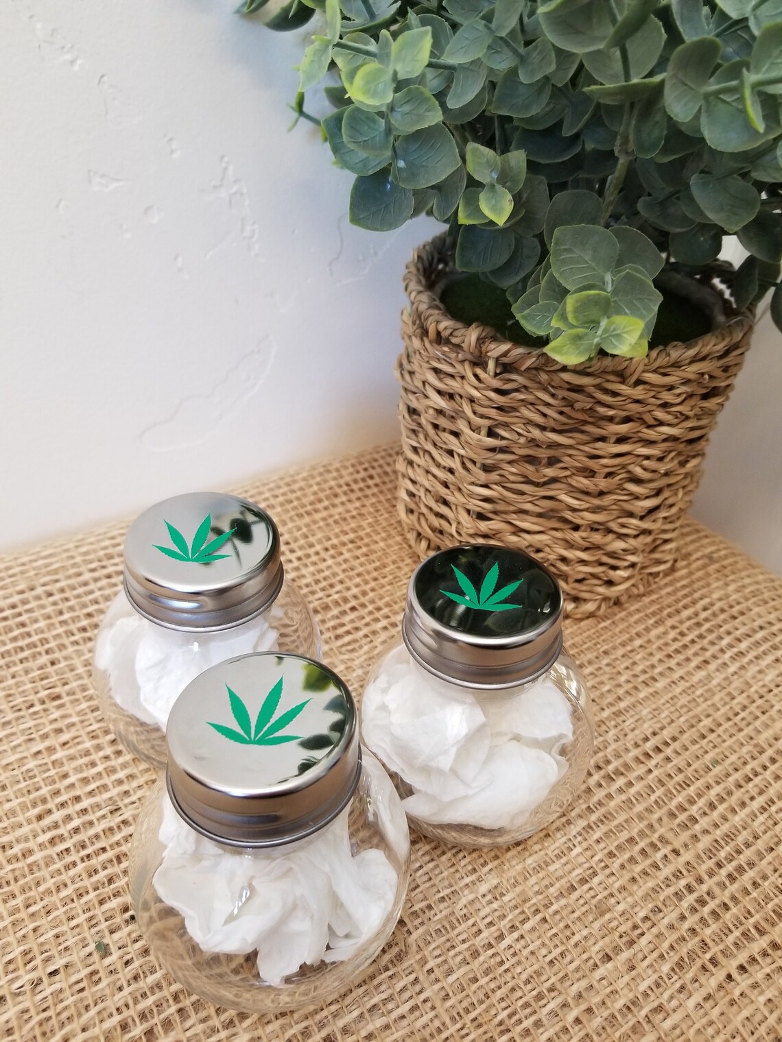 Cannabis Stash Jar Weed Jar Marijuana Leaf Jar 420 jar Etsy