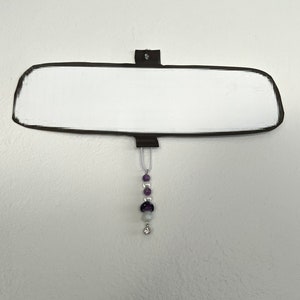 Rear View Mirror Spiritual Trippy Mushroom Charm / Car Charm / Car Decor / Car Accessories / Car Mirror Hanging Accessories / Mushroom Car