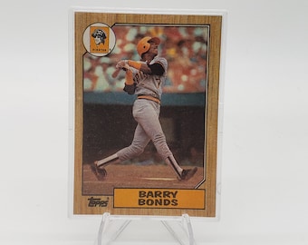 1987 Topps Barry Bonds Error Card