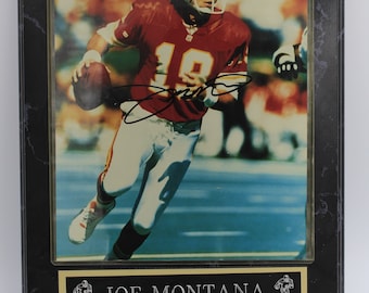 ジョー・モンタナ直筆サイン入り 11 x 14 写真 モンタナ個人ホログラム