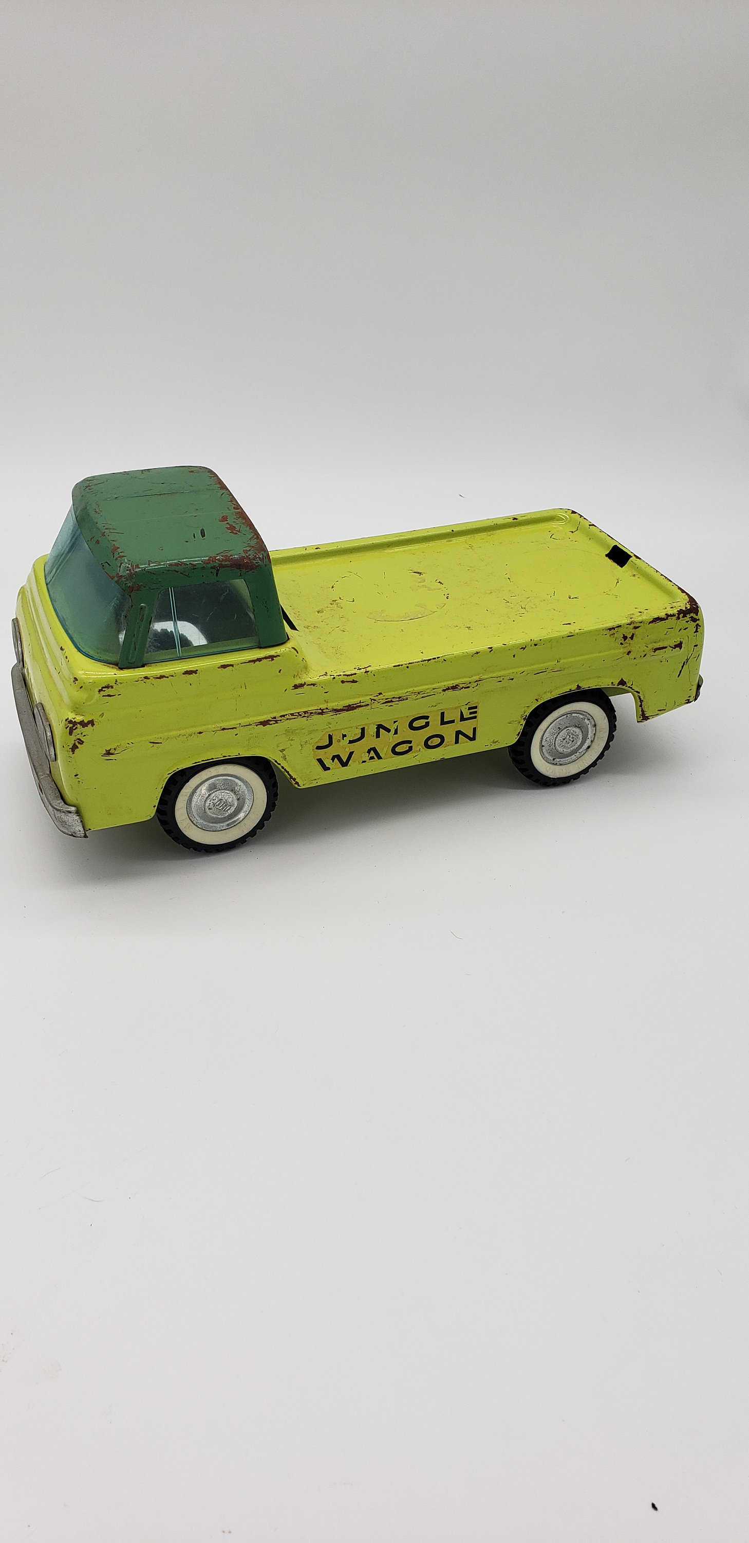 1960's Vintage Nylint Econoline Jungle Wagon Pressed Steel Toy