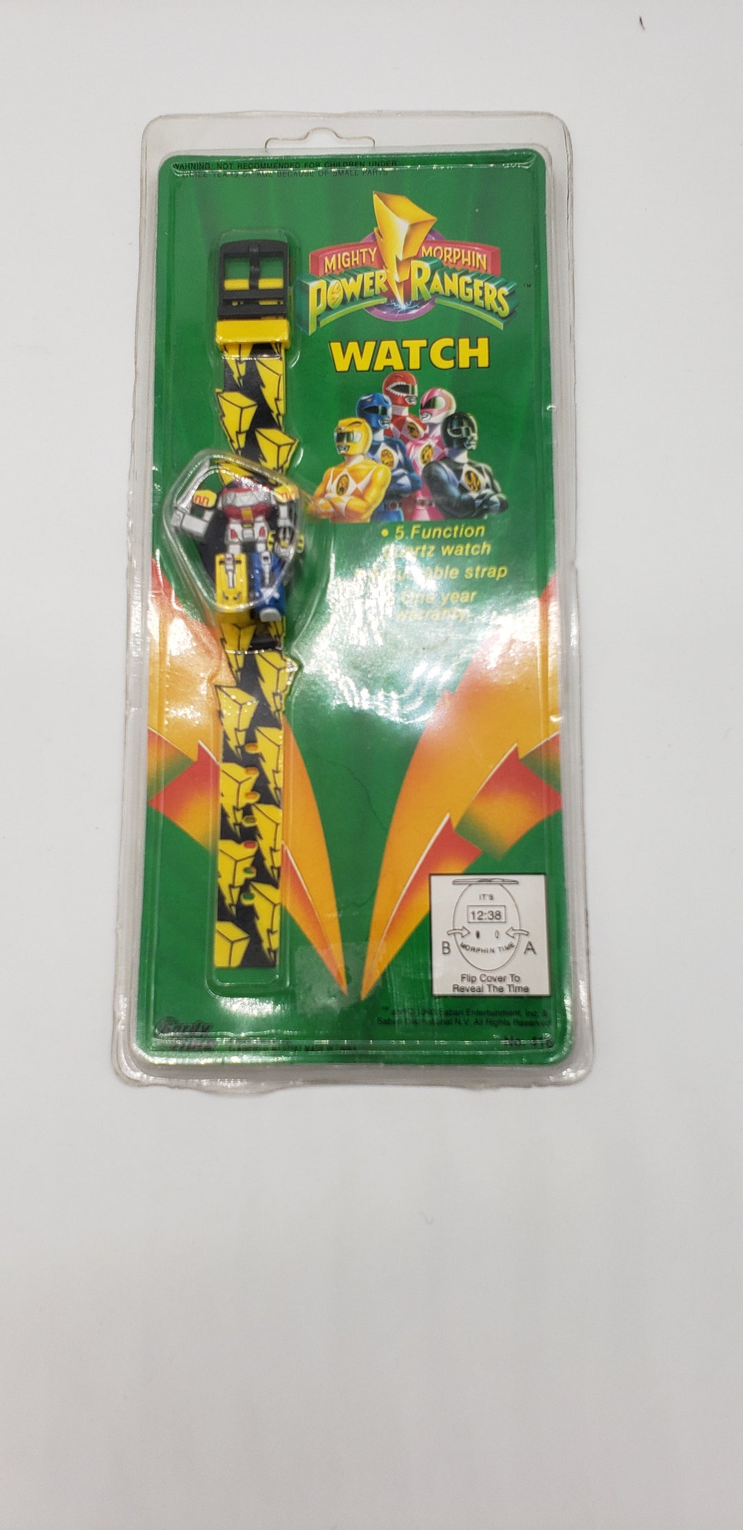 Power Ranger Smart Watch 1993 Power Rangers Quartz Watch - Etsy