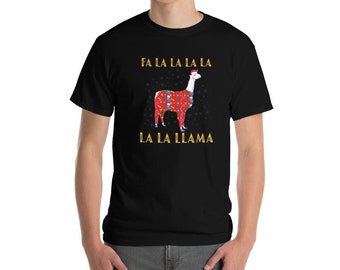 Fa La La La La, La La Llama Funny Christmas Llama Shirt