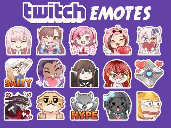 1 custom twitch emotes