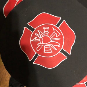 Firefighter sign, Maltese cross, fire department