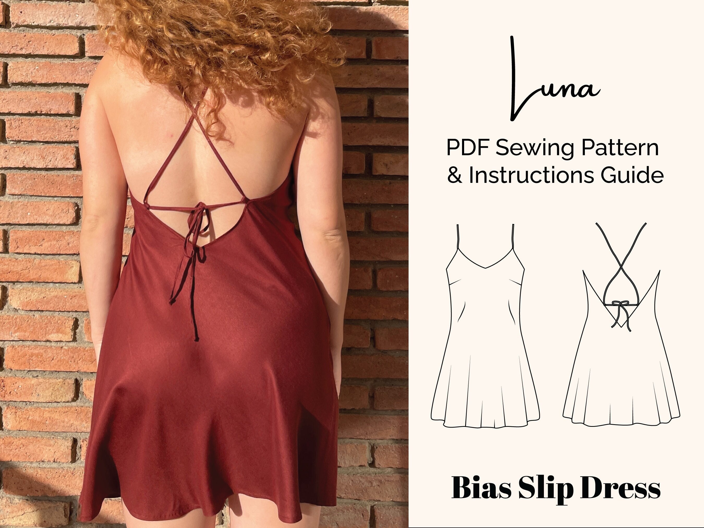 Tie Strap Fit & Flare High Slit Slip Midi Dress - Chocolate – Rosedress