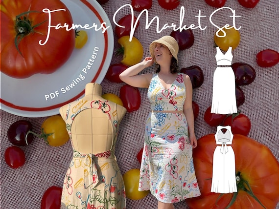 knee length dresses for ladies The Farmers Market Dress