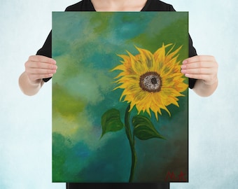 Sunflower Canvas Print: "Something to Smile About" by Michael Angelo (16x20)