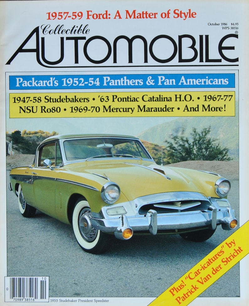 Collectible Automobile Lot of Four Magazines Vintage Etsy