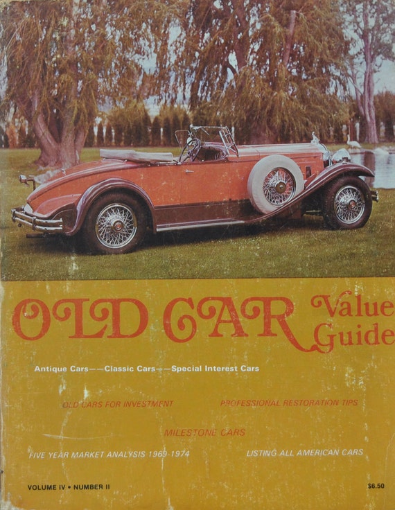 Old Car Value Guide Lot Of Three Guides 1974 1976 1979 Etsy