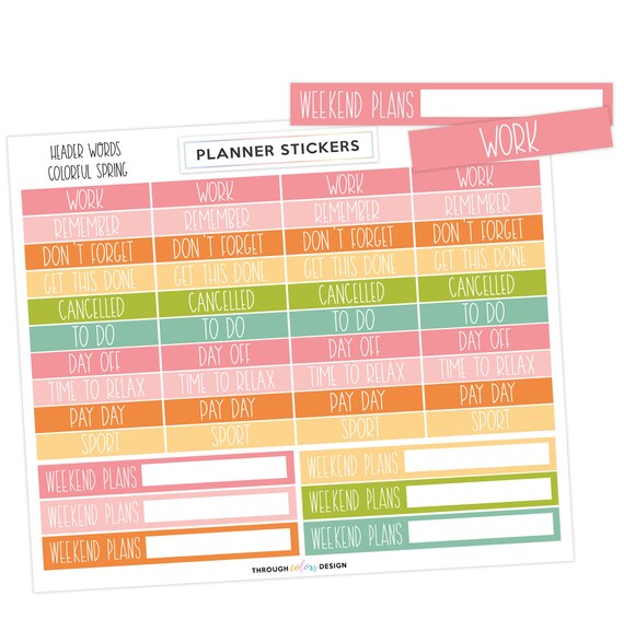 Happy Planner Stickers Headers Words Functional Stickers Planner Headers Strokes Banners Planner Bullet Journal Stickers Pastel Spring To Do Happy Planner Stickers Headers Words Functional Stickers Planner Headers Strokes Banners Planner Bullet Journal Stickers Pastel Spring To Do