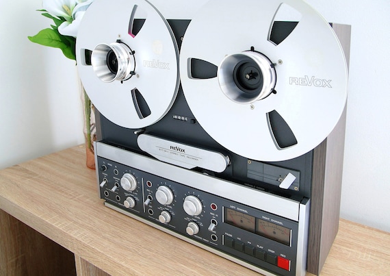 REVOX Audio Tape Blank For recording White Reel handmade Reel to Reel Cassette