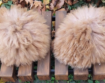 LOT OF 2. Hat Natural (papakha)  Brown  color