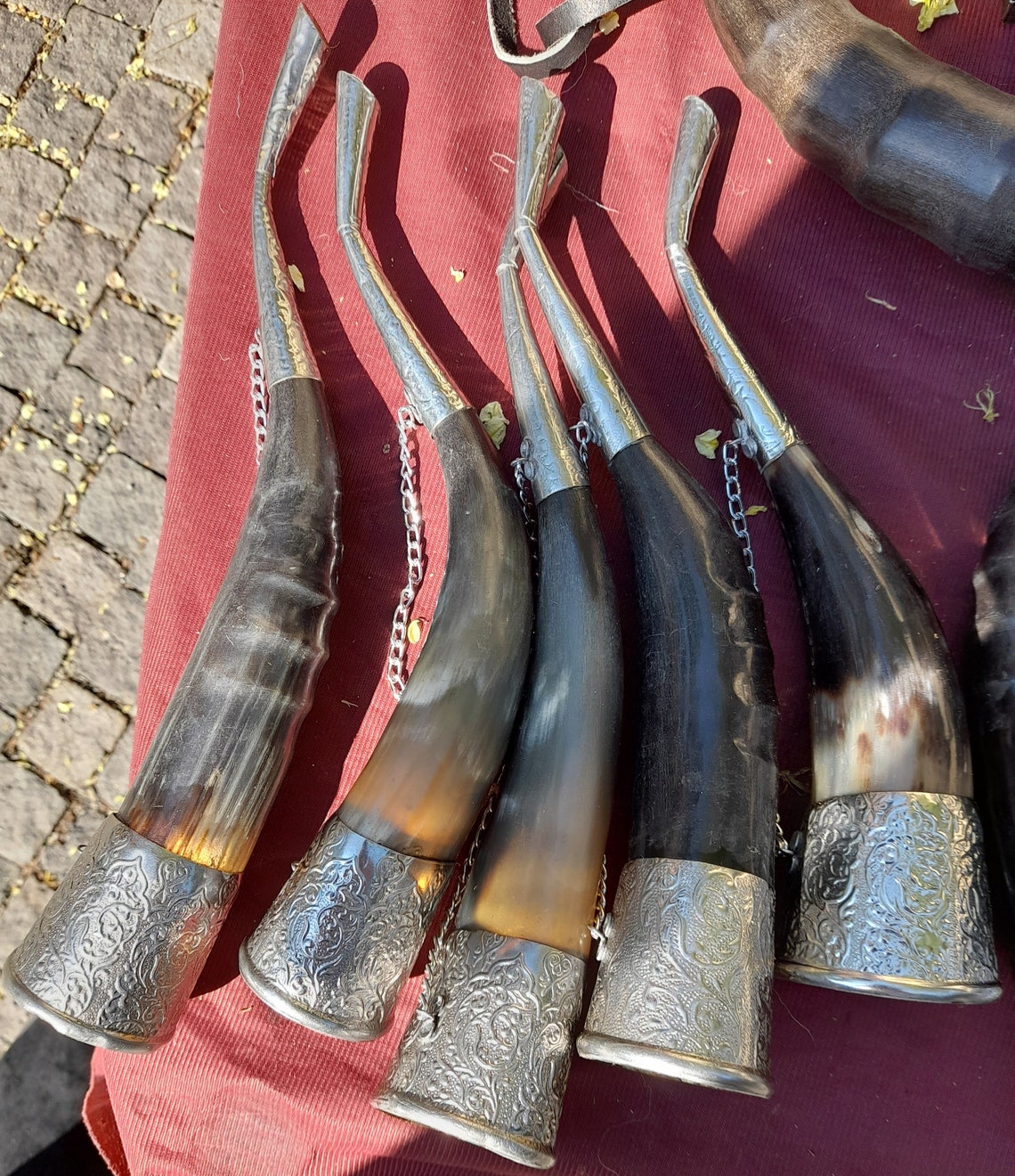 Handmade drinking wine horn. VIKING HORN Lot of 5 Etsy