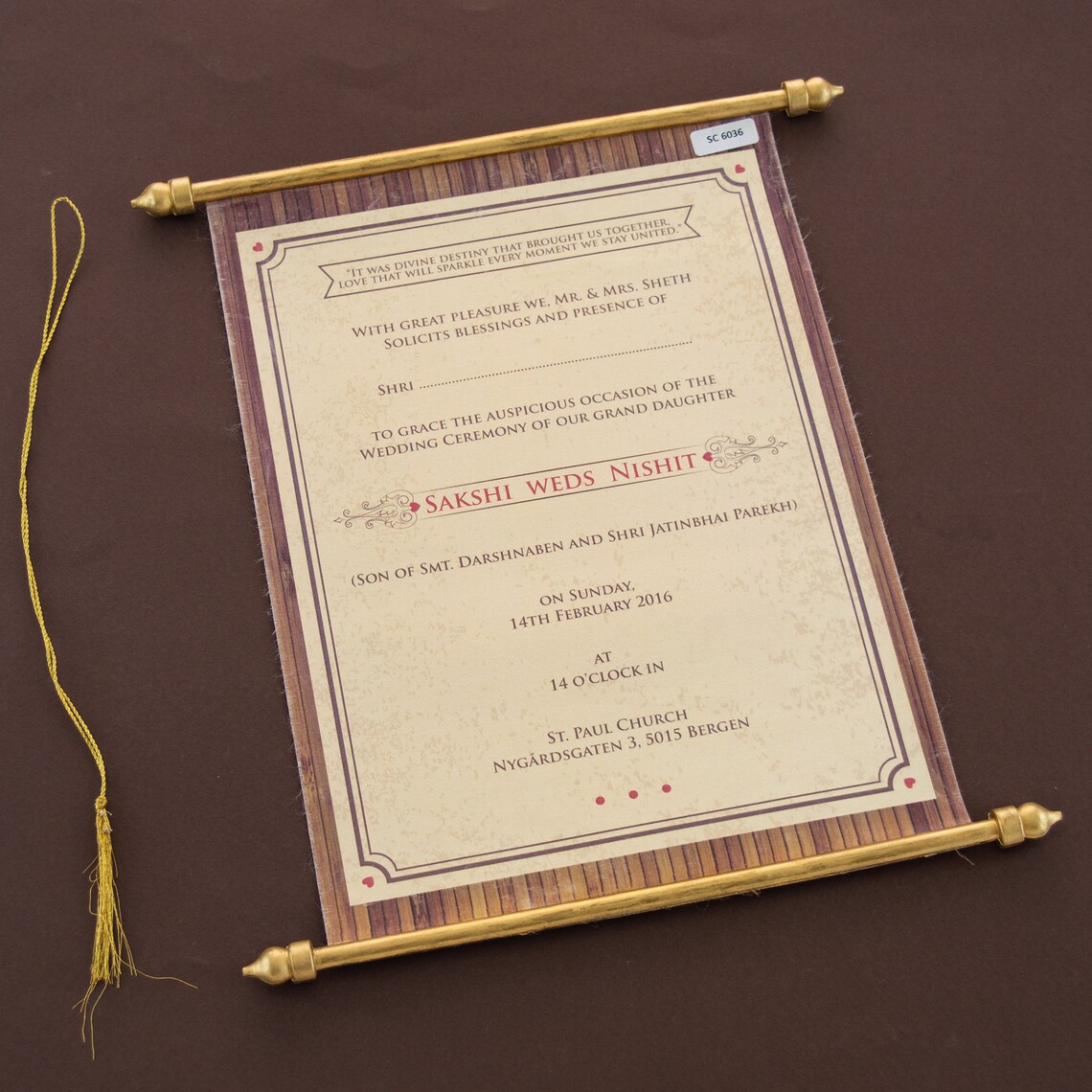 Modern Royal Scroll Invitation - Etsy