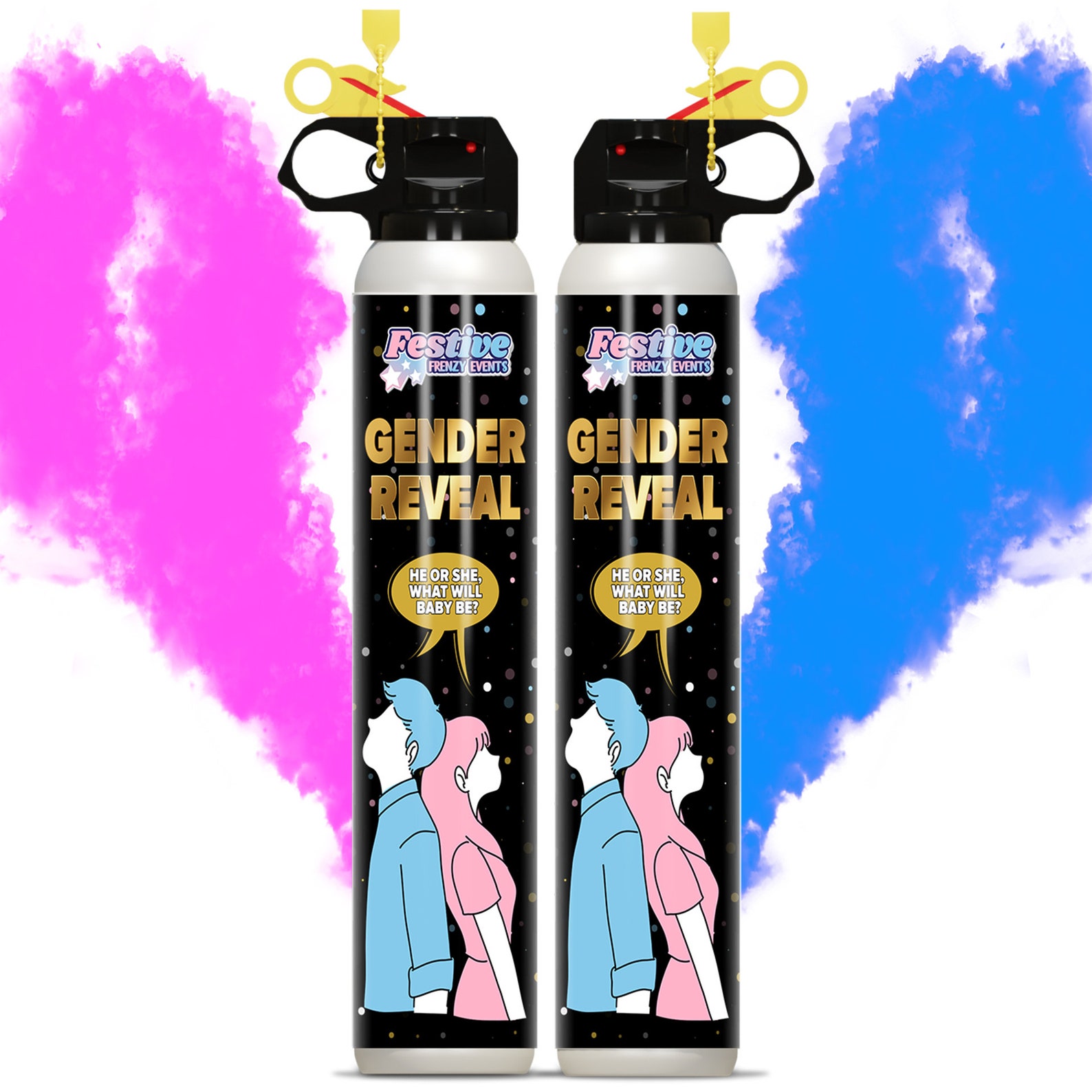 Gender Reveal Fire Extinguisher Gender Reveal Color Blaster Gender