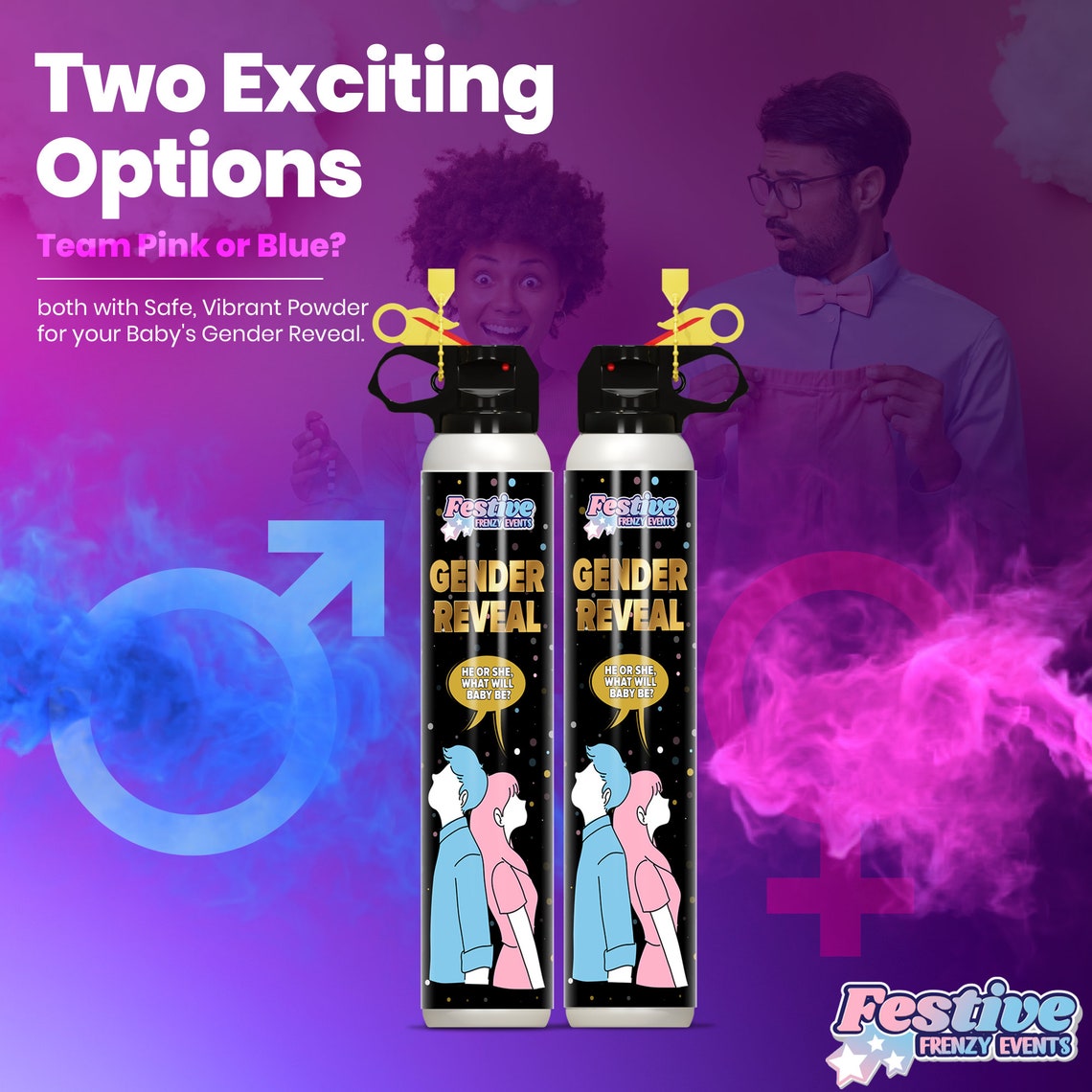 Gender Reveal Fire Extinguisher Gender Reveal Color Blaster Gender