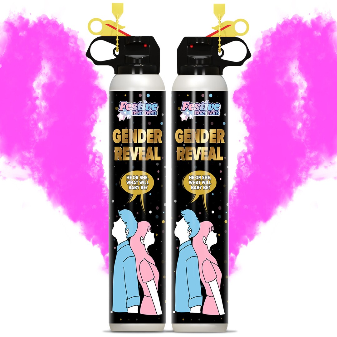 Gender Reveal Fire Extinguisher Gender Reveal Color Blaster Etsy