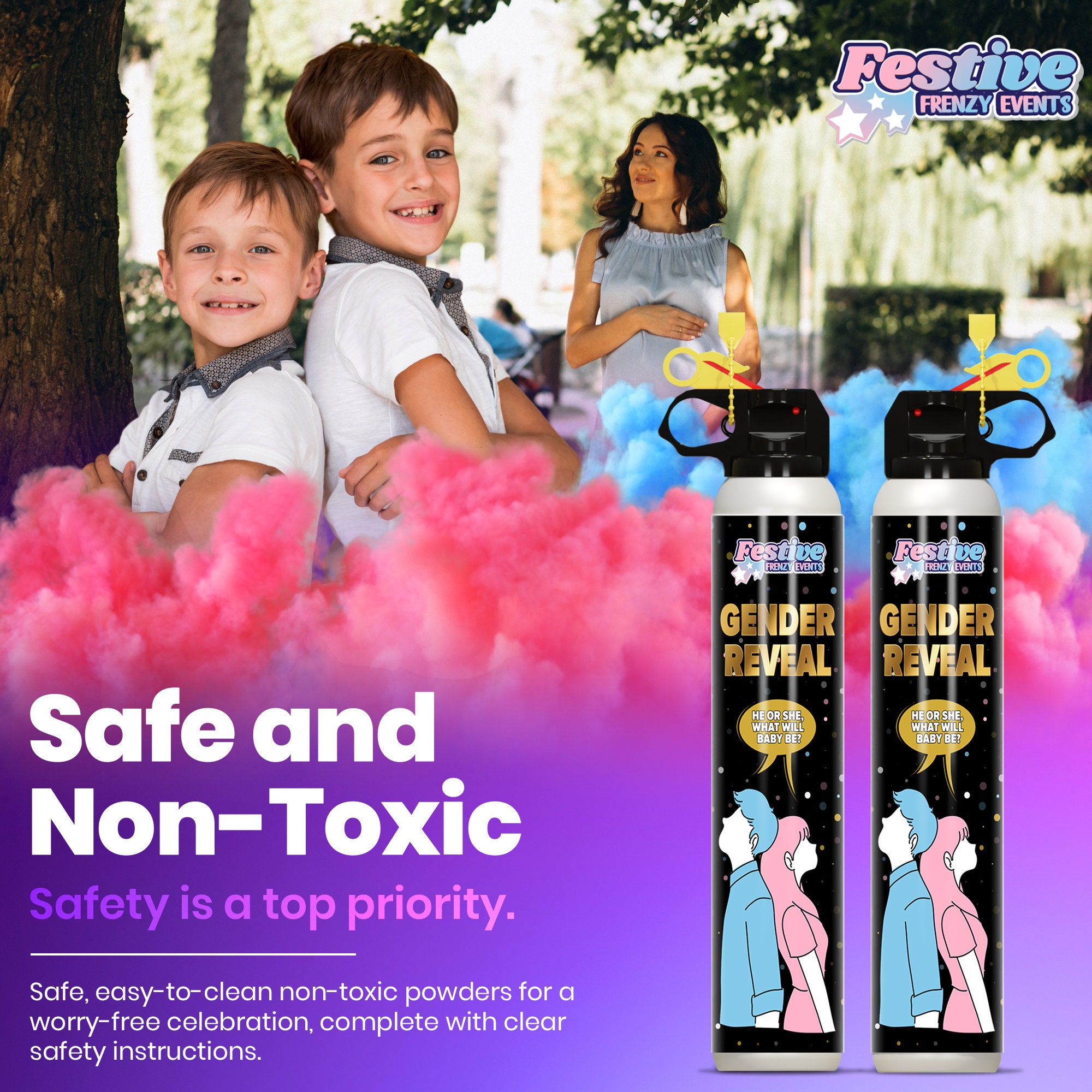 Gender Reveal Fire Extinguisher Gender Reveal Color Blaster Gender