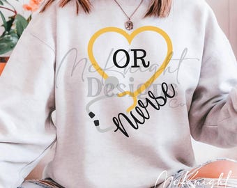OR Nurse SVG & PNG – operating room nurse cricut design shirts, decals, uvdtf, dtf, tumblers, waterslide crafts, digital download print cut