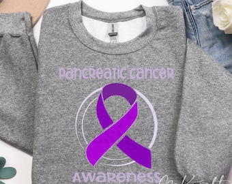 Pancreatic Cancer Awareness Ribbon PNG November Awareness Digital Download | Purple Ribbon Shirt Sticker Decal DTF Transfer Sublimation HTV