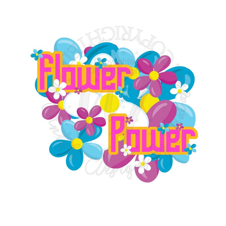 Download Digital Download Waterslide Image Multi File Peace Flower Flower Power Cut File Format Png Pdf Svg Jpg Drawing Illustration Art Collectibles Vadel Com