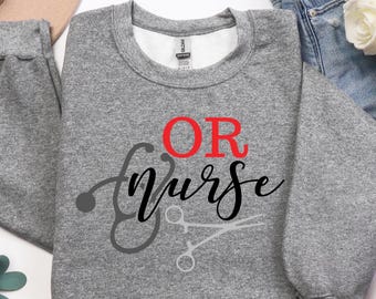 OR Nurse Digital Design PNG SVG | Operating Room Stethoscope Sublimation dtf uvdtf | Surgical Nurse Shirt Sticker Decal cut file print Scrub