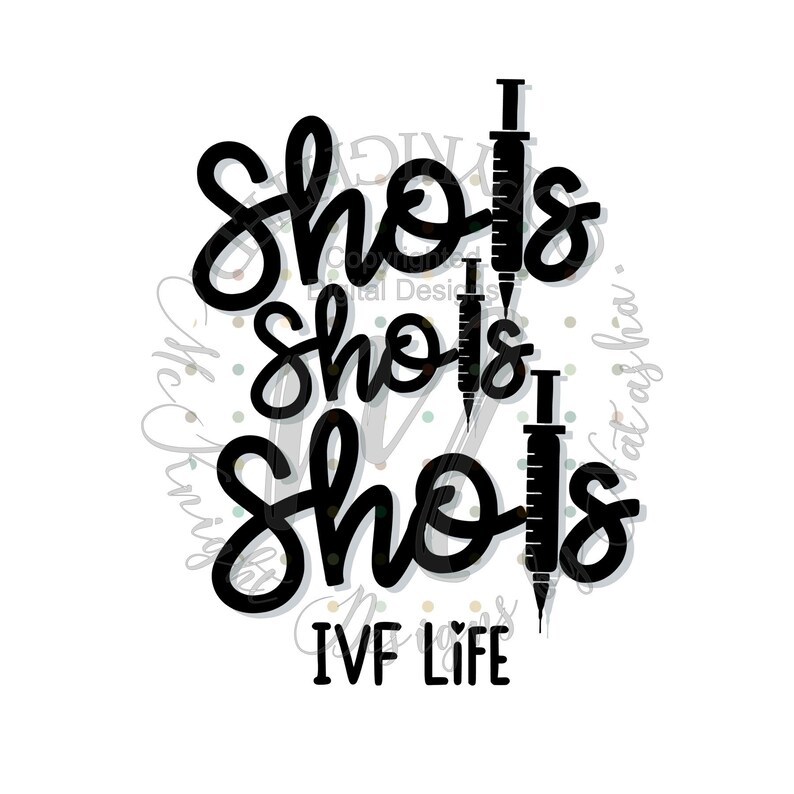 eps Fertility studio3 png multi file pdf jpg { IVF Life Shots } BFP svg Pregnancy DIGITAL Download dxf gsp