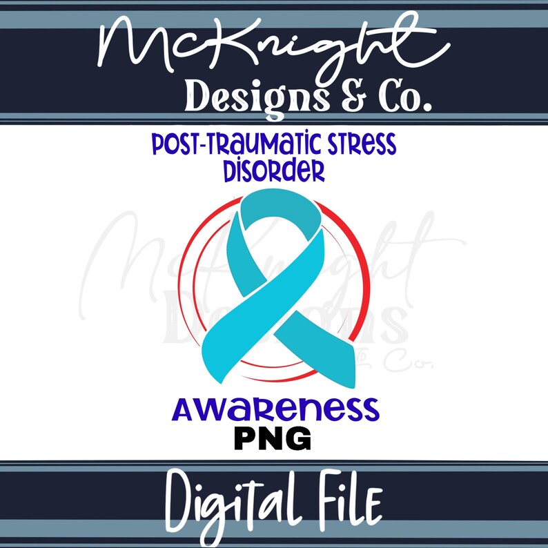 PTSD Awareness Ribbon PNG June Awareness Digital Download Teal Ribbon ...