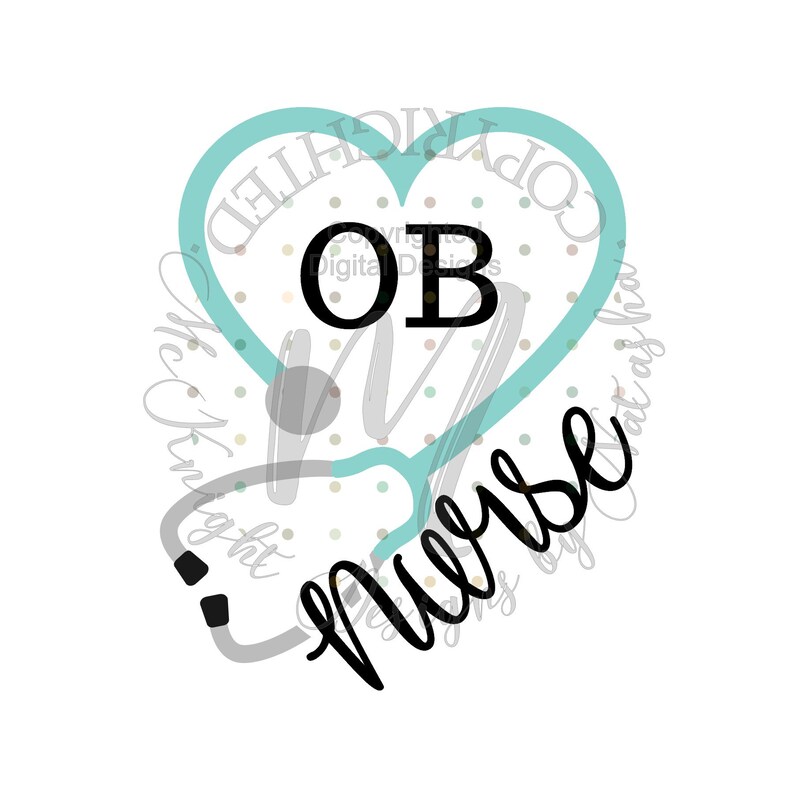 OB nurse svg & png – labor and delivery nurse cricut design shirts, dtf, uvdtf, waterslide decals, tumbler wraps, digital crafts Print Cut image 10